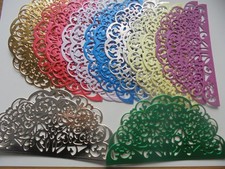 JOB LOT 18 X DIE CUT  COLOURED