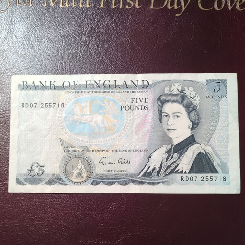 Vintage british 5 pounds - vintage,