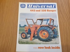 Universal 445 & 550 models