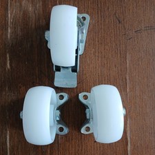 wheels X3  polyurethane trolley , one locking and rotating Workshop Machine DIY