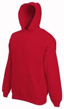 Fruit of the Loom Men's Hooded Sweatshirt - Plain Hoodie Blank Pullover Hoody