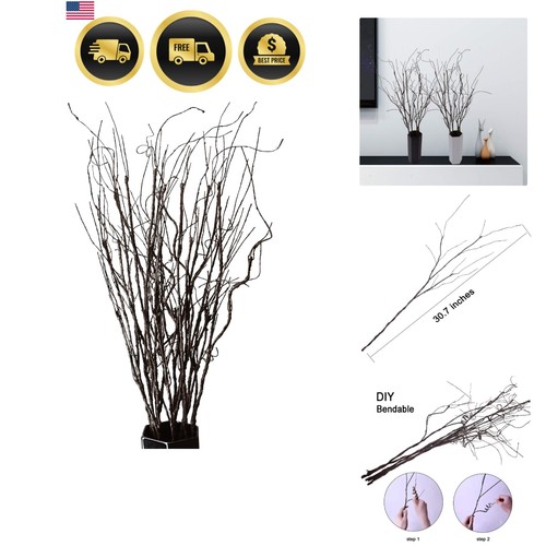 10pcs lifelike curly willow - lifelike,