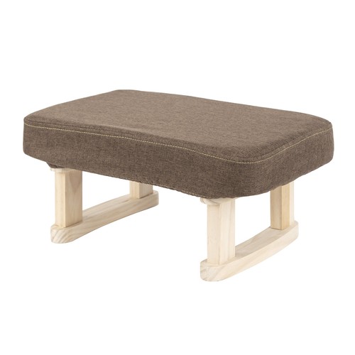 Wooden footstool ottoman - ottoman, sofa