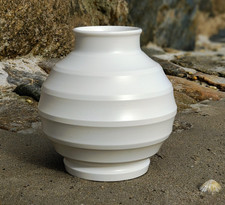 Keith Murray/Wedgwood Football Vase Moonstone Glaze