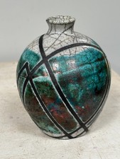 Small Raku Studio Pottery Bud