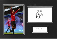 Robin van Persie Signed 12x8 Photo Display Manchester United Autograph COA