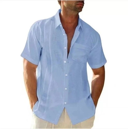Mens short sleeve - mens, linen