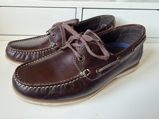 Hotter Brown Leather Boat
