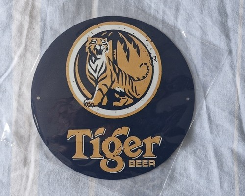 Tiger beer tin sign - sign, approx