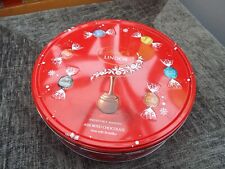 Empty Chocolate Christmas Lindor tin Advertising Collectable
