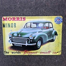 Morris Minor Metal Sign