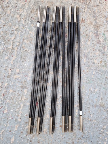 Fiberglass tent pole set 11mm - fiberglass,