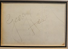 ** 1965 George Harrison Autograph - Rubber Soul Period - Beatles Collectible **