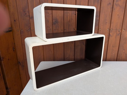Vintage cube wall shelf - vintage,