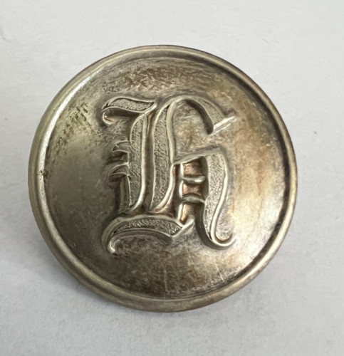 Antique livery button - antique, h