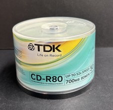 TDK CD-R80 Blank CD Recordable