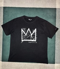 Men’s Uniqlo x Jean-michel Basquiat t shirt black size large