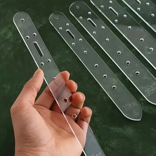 5pcs plastic belt hole punch - plastic,