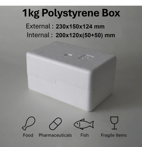 1kg polystyrene boxes bulk - polystyrene,