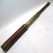 Antique Brass 3 Draw Telescope