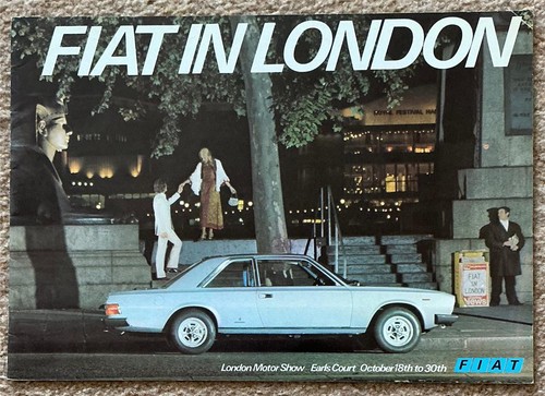 Fiat london motor show - fiat,