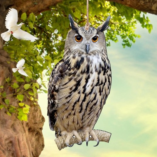 Owl decoy bird deterrent - decoy,