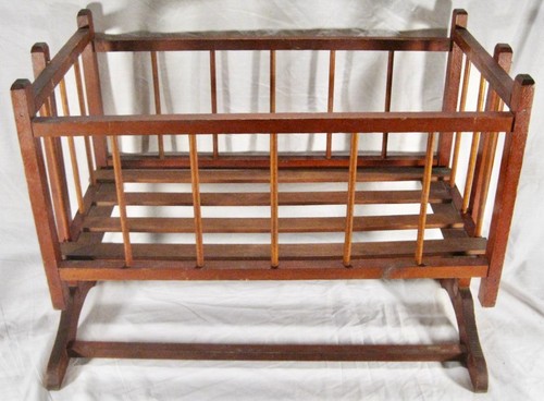 Cradle crib wooden swinging - cradle,