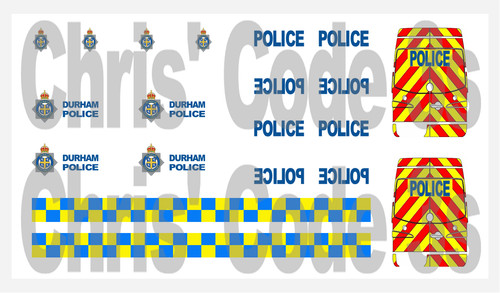 Code police adhesive - 3, vinyl