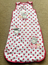 Pitter Patter Baby Sleeping Bag Age 6-12 months Pink Mouse Sleep Sack