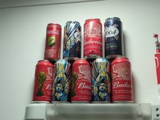 Football memorabilia A Selection Of Beer Cans From The Russian World Cup 2018
