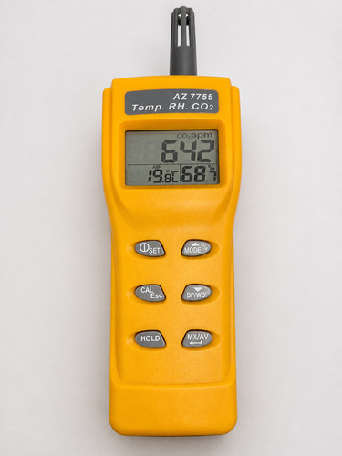 7755 co2 meter - co2, temperature