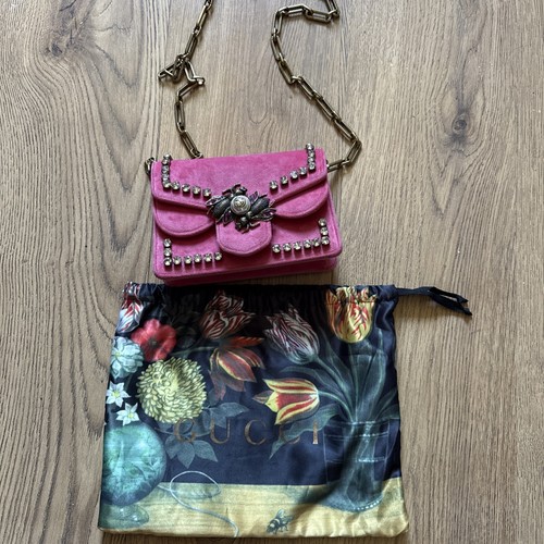 Gucci broadway pink velvet - pink,