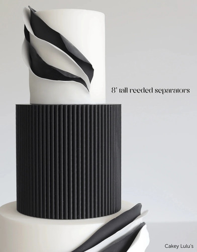 Reeded cake separator - cake,