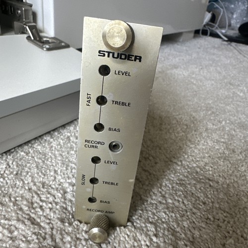 Studer record amp rec - amp, (