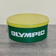 Vintage Olympic Bait Box Fishing Tub Maggots Casters Worm Small Storage Box Rare