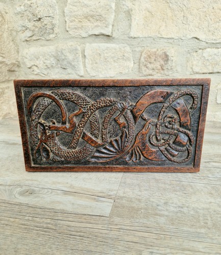 Antique early carved dragon - antique,