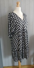 Next Linen Blend Black White