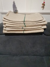 Antique FRENCH/HUNGARIAN Hemp Grain Sack Upholstery Material 