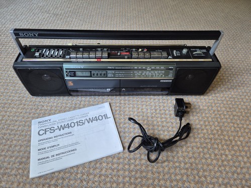 Sony cfs w401l radio cassette - sony,