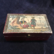 Antique Boxed Etui With Sewing