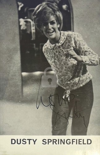 Dusty springfield signed - 2, --