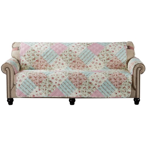 Rose patchwork sofa - sofa, cover