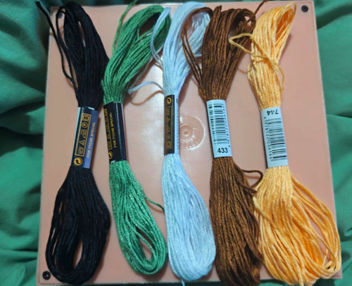 Cotton embroidery floss - floss, skeins