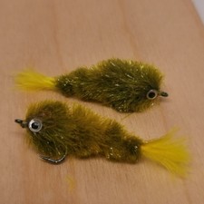 MICRO GAME CHANGER FLIES SIZE 8 HOOK. TROUT FLIES SET OF 2 FLIES