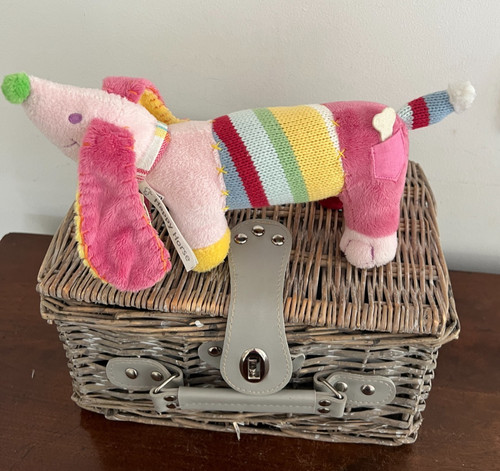 Happy horse pink dog - dog, dinkey