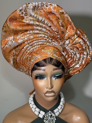 African wedding auto - wedding, gele