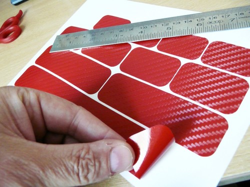 Carbon fibre effect cycle - fibre,