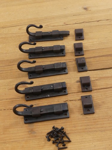 Iron flat sliding lock - 5,