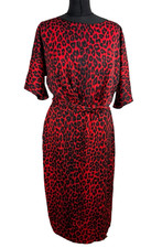 Bon Marche Leopard Print Midi