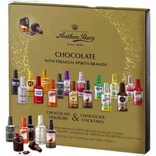 Anthon Berg Chocolate Liqueurs with 21 Famous Original  Liquor Spirits